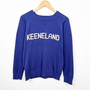 Ellsworth & Ivey keeneland crewneck pullover jumper sweater size medium